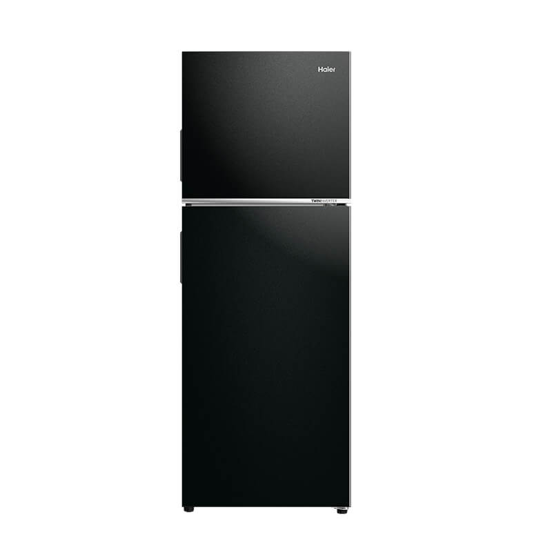 Haier 357L Top Mount Fridge, Black, model HRF-385BS