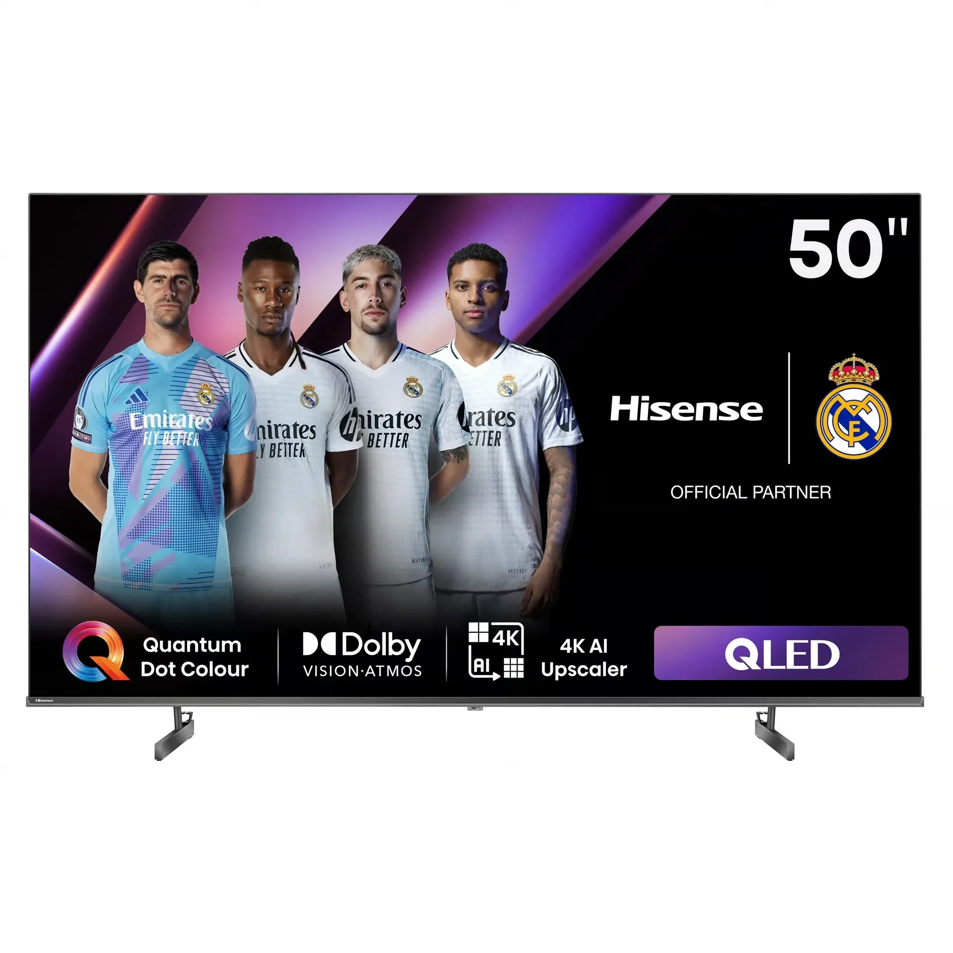 Hisense 50″ Smart 2K QLED TV 50Q5S, model 50Q5S, on display at BrianHub Electronics