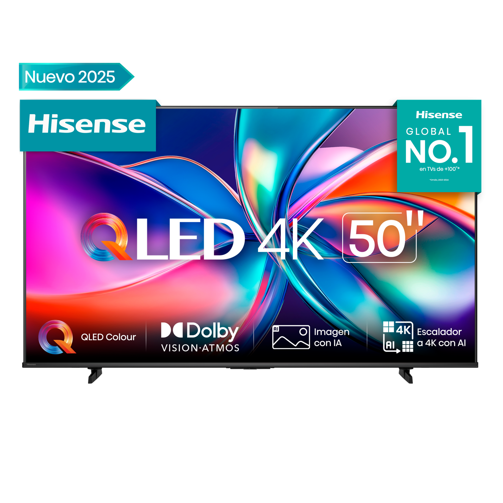 Hisense 50″ Smart UHD 4K QLED TV 50Q6QKEN, model 50Q6QKEN, on display at BrianHub Electronics