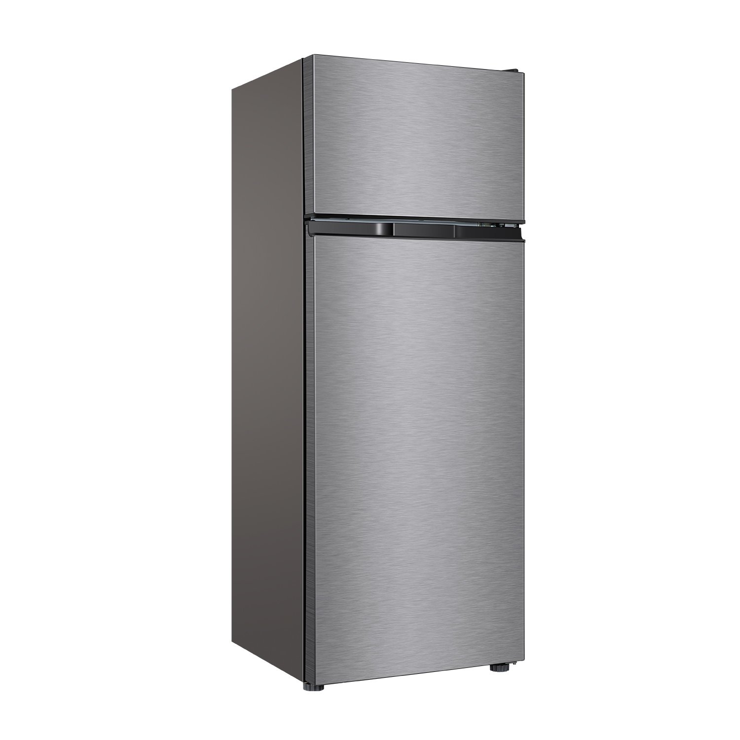 TCL Fridge 207lts F270TM Top-Mount Double Door Dark Silver Refrigerator, model F270TM