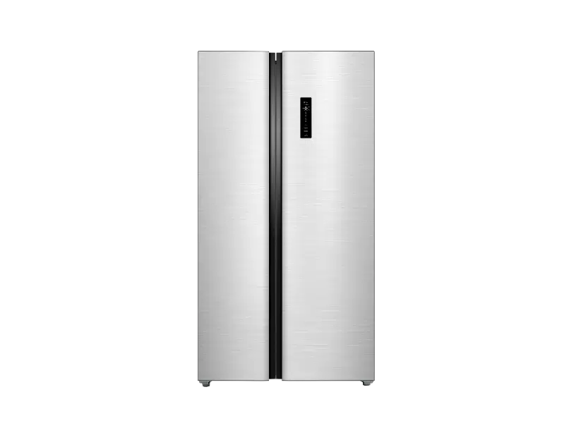 TCL P635SBSS Side By Side Refrigerator-505L/17.83ft, model P635SBSS, on display at BrianHub Electronics