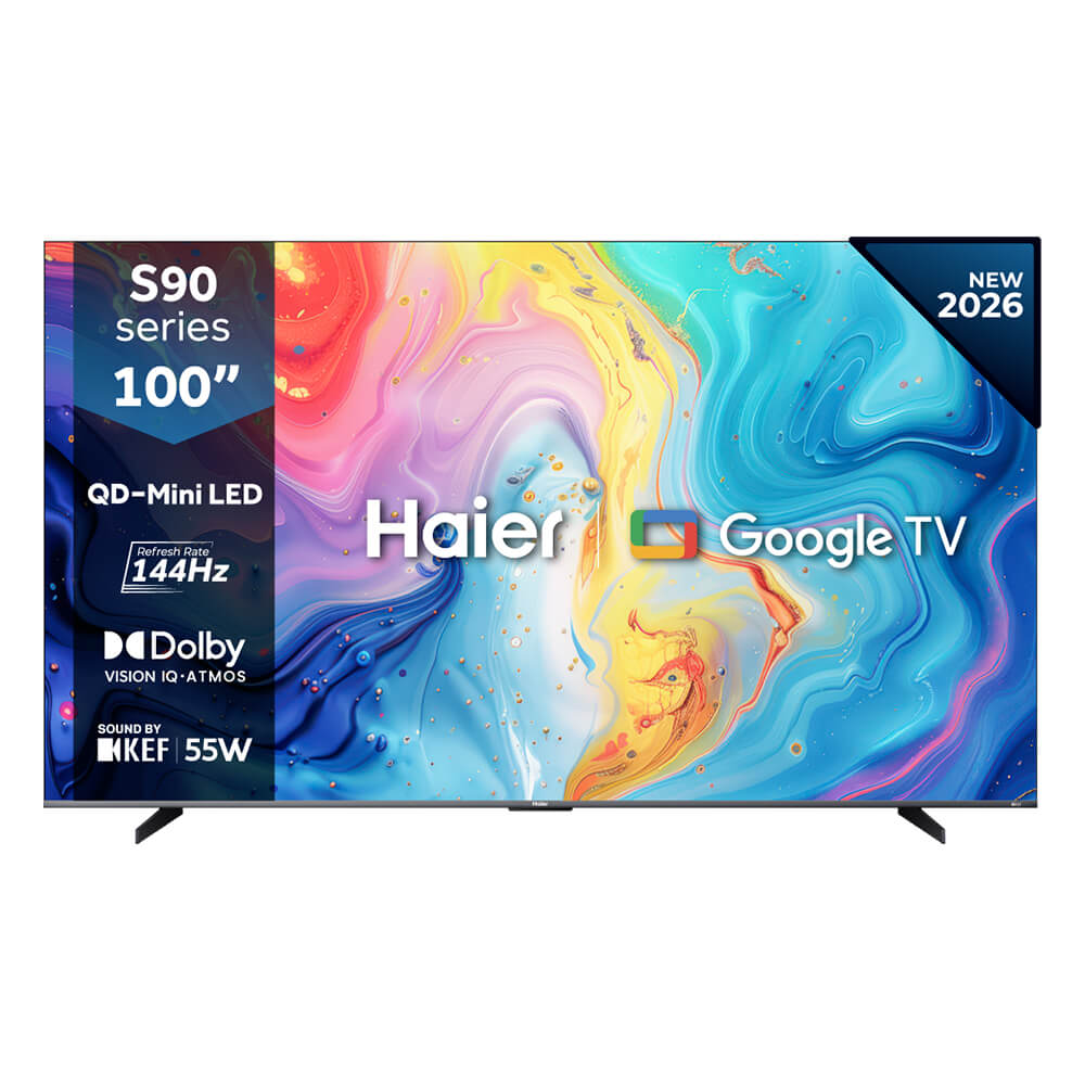 Haier 100" QD-Mini LED 4K Google TV, model H100S90FUX